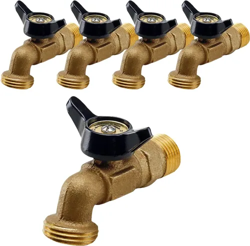 Miniatura 8 de Everflow Supplies 46121-NL - Babero de manguera de cuarto de vuelta con 1/2" Mip y una copa de soldadura de 1/2