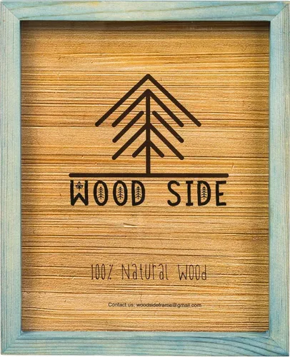 Miniatura 25 de Marcos de fotos de madera negra de 8 x 10 pulgadas, juego de 2 – 100% madera maciza ecológica natural con bordes gruesos para montaje en pared