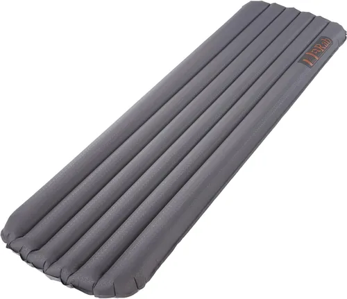Rab Stratosphere 5.5 - Colchoneta aislante ligera para acampar y mochilero, grafeno, tamaño regular