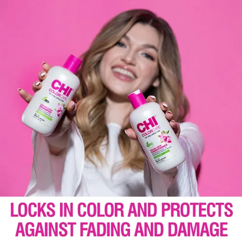 Miniatura 4 de CHI ColorCare - Champú Color Lock, bloquea el color y repone la humedad para cabello teñido sin sulfatos, parabenos y crueldad, 12 onzas