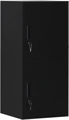 Armario de almacenamiento vertical de metal de 3 puertas para dormitorio de niños, habitación de los niños, escuela, oficina, hogar, gabinete de Rosa