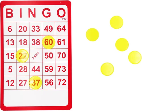 Miniatura 4 de Yuanhe 100 tarjetas de bingo Resuable Bingo Juego de papel cartulina a granel, 5