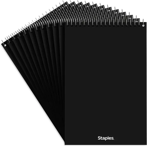 Miniatura 9 de STAPLES Almohadillas Steno, 6 x 9 pulgadas, con rayas Gregg, papel verde, paquete de 12
