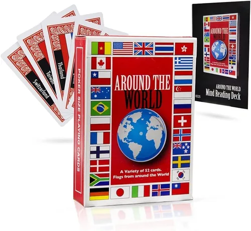 Miniatura 4 de Magic Makers Mind Reading Card Trick Deck - Alrededor del mundo