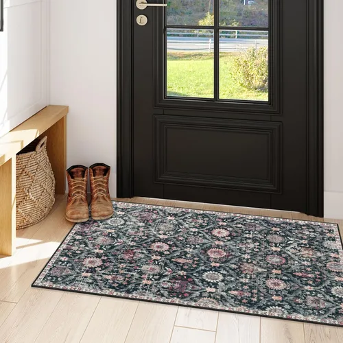 Miniatura 74 de Lahome - Alfombra de marroquí tejida, alfombra para cocina, pasillo, antideslizante, pasillo para entrada, pasillo de lavadero, dormitorio, 274 x