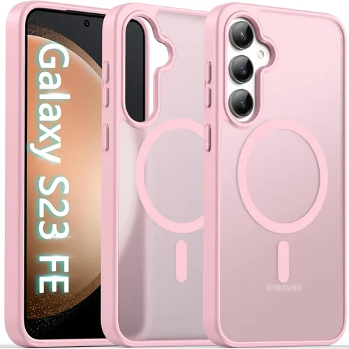 Miniatura 40 de Oterkin Funda magnética para Samsung Galaxy S24 Ultra mate, funda para teléfono S24 Ultra compatible con MagSafe, esmerilada, translúcida, a prueba