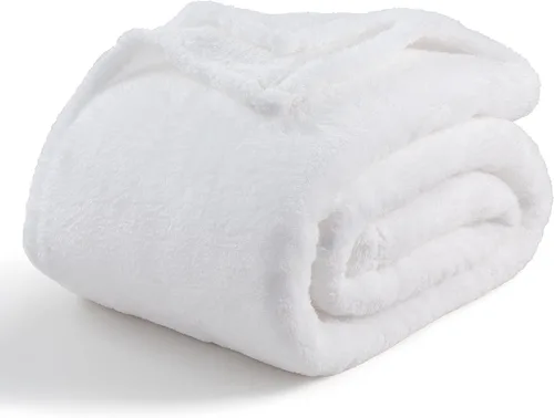 Miniatura 12 de Manta Berkshire Classic Extra-Fluffy™ Manta de felpa extra suave tamaño King, manta de pelo largo suave y esponjosa para sofá cama, verde salvia