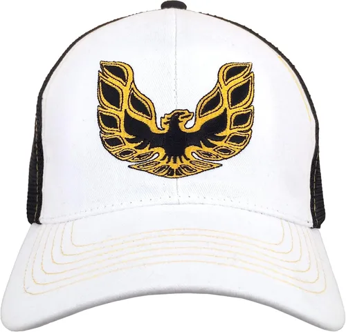 Miniatura 2 de Tee Luv Pontiac Firebird Trucker Sombrero blanco y negro Blanco negro