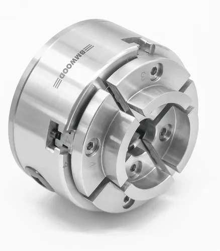 Miniatura 8 de NCK-3.75ZN/S1 Mandril de Torno para Madera 3-3/4" Juego de Mandril Autocentrante 1"x 8TPI Rosca Directa con tornillos prisioneros de bloqueo
