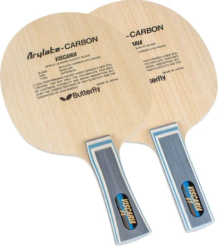 Miniatura 6 de Pala de tenis de mesa Butterfly Viscaria ALC - Pala profesional de tenis de mesa - Disponible en estilos de mango FL y ST Shakehand - Fabricada