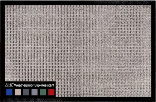 Miniatura 25 de A1HC - Tapete para interiores y exteriores, tapete antideslizante para puerta delantera, entrada, patio, garaje y oficina, tapete de bienvenida