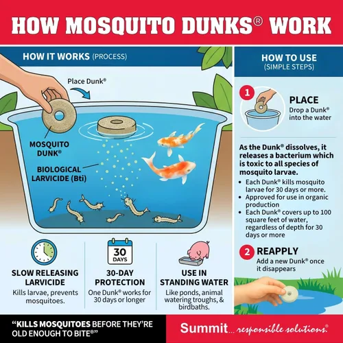 Miniatura 7 de Summit Chemical Company Tabletas para Mosquitos de Estanque - Paquete de 2