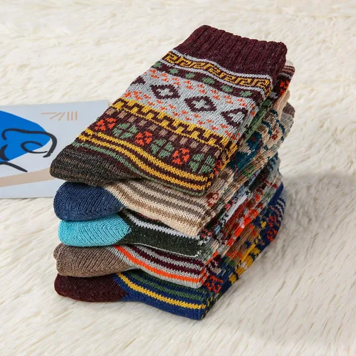 Miniatura 5 de Zando Calcetines de lana para mujer, calcetines atléticos de invierno, calcetines cálidos de lana merina, calcetines suaves y gruesos de media