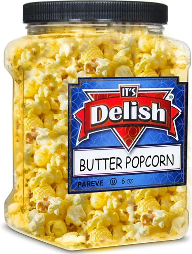 Miniatura 8 de Palomitas de Maíz Gourmet Kettle Corn de It's Delish, 6 Oz Envase Jumbo Palomitas de Maíz Dulces y Saladas Palomitas de Maíz Saludables