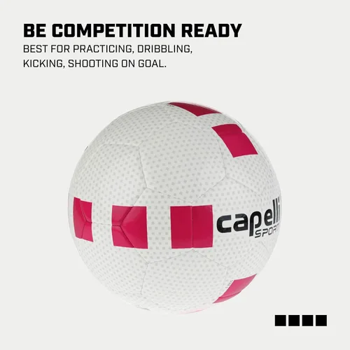 Miniatura 5 de Capelli Sport Soccer Ball, Fusion II Cubes Team Ball for Youth and Adult Players, Outdoor and Indoor Training