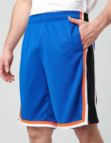 Miniatura 7 de Liberty Imports Paquete de 5 pantalones cortos de baloncesto atléticos de secado rápido para hombre, entrepierna de 9 pulgadas con bolsillos, ropa