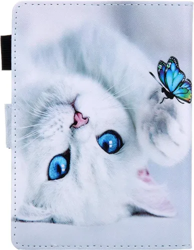 Miniatura 3 de Funda tipo libro para Kindle Paperwhite de 10ª/7ª/6ª/5ª generación, funda protectora ligera con ranuras para tarjetas, encendido automático