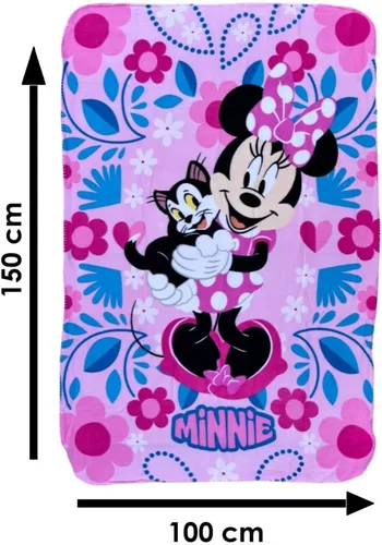 Miniatura 2 de MinnieMouse The Coolest Mouse in the World - Manta ligera y elegante (blanco)