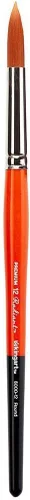 Miniatura 4 de KINGART Premium Radiant 6000-0 Round Series - Cepillo para artista, pelo sintético Taklon, mango corto, para pintura acrílica, óleo y acuarela