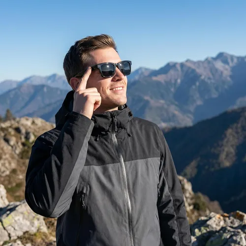 Miniatura 3 de NEXLENZ Gafas Inteligentes con Cámara–8MP Foto y Video Manos Libres, Traducción en Vivo, Reconocimiento de IA con Retroalimentación de Voz, Audio