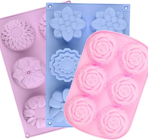 Miniatura 8 de Molde rectangular de silicona para jabón, moldes de jabón grandes de 4 onzas para hacer jabón, molde de silicona rectangular para jabón Molde