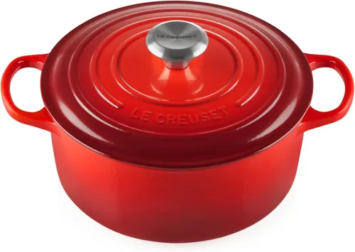 Miniatura 16 de Le Creuset Horno holandés redondo de hierro fundido esmaltado, 4.5 cuartos de galón, Marsella Marseille