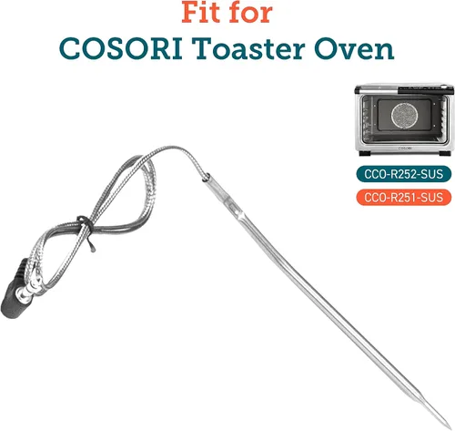 Miniatura 2 de COSORI Termómetro de horno,Sonda de temperatura para CCO-R252-SUS & CCO-R251-SUS,Accesorios de repuesto para horno tostador de freidora de aire