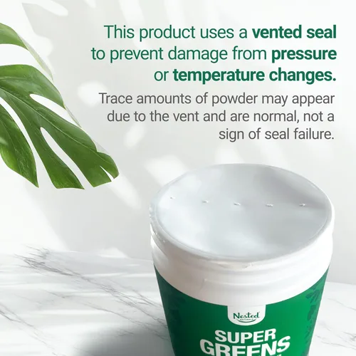 Miniatura 6 de Nested Naturals Super Greens Polvo de Superalimento Diario - Polvo Verde Certificado USDA Orgánico con Alimentos Integrales, Espirulina, Hierba