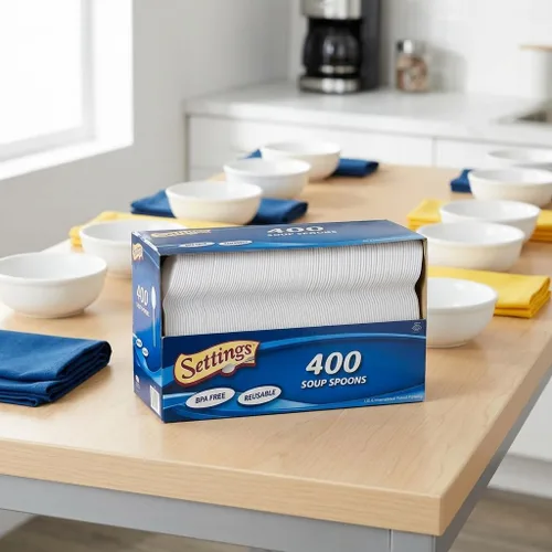 Miniatura 8 de Settings - Cubertería desechable (400 piezas)