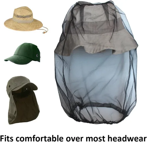 Miniatura 2 de Anvin Redes de Malla para la Cabeza contra Mosquitos, Malla Facial contra Jejenes para Protección contra Jejenes, Insectos, Bichos, Mosquitos