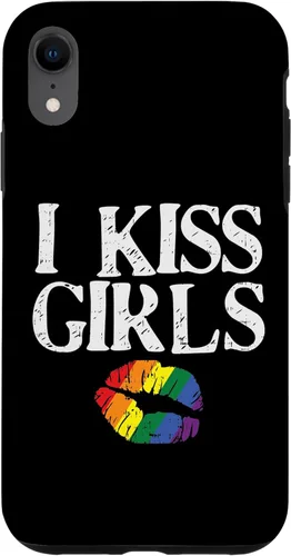Miniatura 24 de iPhone 11 I Kiss Girls Rainbow Lips Gay Lesbian Pride Flag LGBT estuche de regalo