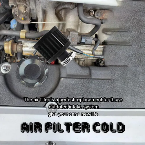 Miniatura 6 de HAOBO Filtro de admisión de aire de 12 mm, filtro de aire pequeño para motor, filtro de admisión de aire frío mini universal con cono de motor