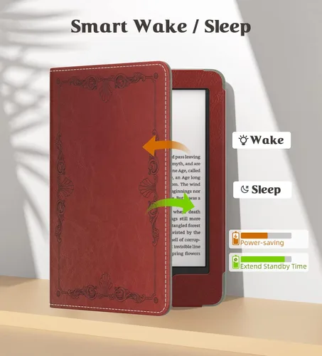 Miniatura 5 de MoKo - Funda para Kindle de 6 pulgadas (11ª generación, versión 2024/2022), Kindle (10ª generación, 2019) y Kindle (8ª generación, 2016), funda