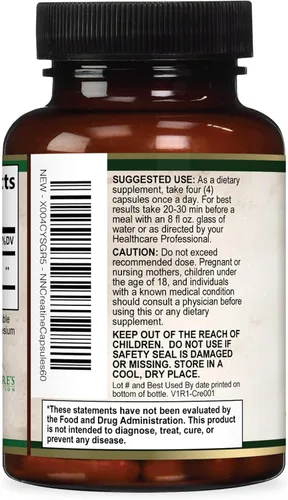 Miniatura 8 de Monohidrato de creatina 3000 mg por porción - Cápsulas de creatina en polvo micronizado - Apoya el músculo magro, la fuerza, la energía