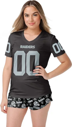 Miniatura 5 de FOCO NFL womens Nfl Team Logo Ladies Gameday Ready Jersey Pajama Set