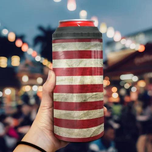 Miniatura 5 de winorax Vaso con diseño de bandera estadounidense 4 en 1 de 12 onzas, vasos aislados de acero inoxidable para el 4 de julio, tazas con tapas, taza