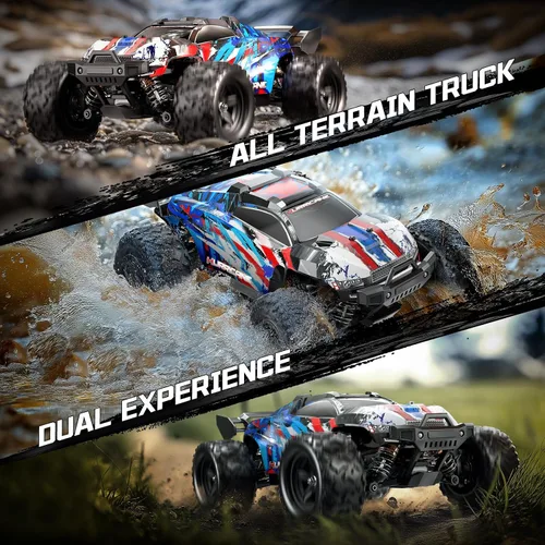Miniatura 6 de Coches RC 1:18 Coche RC de Nivel de Entrada para Adultos y Niños, Carro de Carreras RC Todoterreno de Transmisión Completa de Metal 40 km/h, Carros