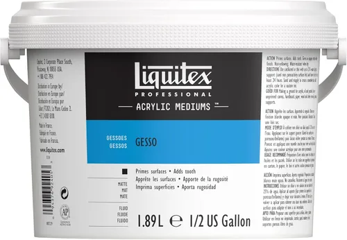 Miniatura 11 de Liquitex Basics Tubo mediano de Gesso para aplicación en superficies, 8.5 onzas, Blanco, 16 onzas
