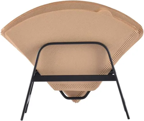 Miniatura 2 de CAFEMASY Soporte de filtro de café para filtros de café de cono y V60, soporte de papel de filtro de café de metal para el hogar, cocina, cafetería