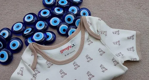 Miniatura 7 de Género Neutral Crema Manga Corta Algodón Orgánico Infantil Bebé Mono Unisex Niño Niña