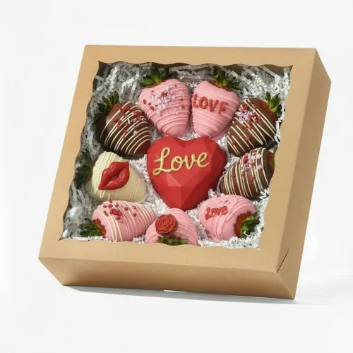 Miniatura 9 de RomanticBaking 24 piezas cajas blancas para pasteles de 10 x 10 x 2.5 pulgadas con ventana - Perfectas para galletas, fresas cubiertas de chocolate