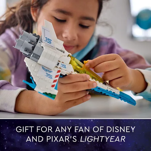 Miniatura 6 de LEGO Disney Pixar's Lightyear XL-15 Spaceship 76832 Modelo para construir, juguete del espacio exterior con minifigura Buzz, figura de Sox el gato