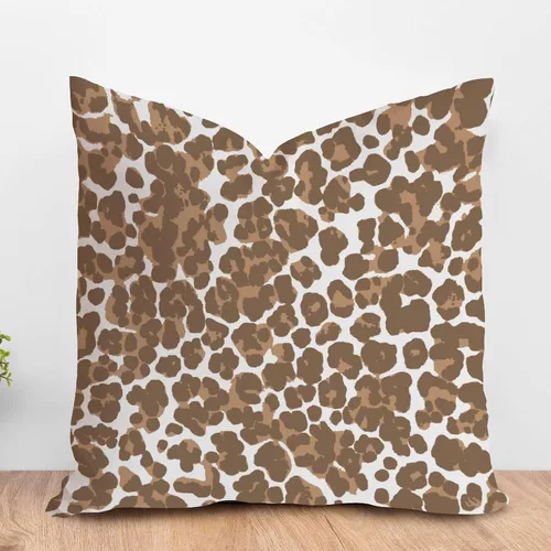 Miniatura 13 de ArogGeld Funda de almohada para sofá, guepardo y leopardo, estampado de leopardo, funda de cojín decorativa de granja para sala de estar