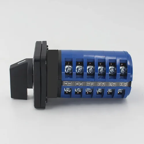 Miniatura 5 de Interruptor de cambio de 3 posiciones 24 terminales LW26-32 Ui 380V Ith 32A Universal Rotary Cam Selector Interruptor de transferencia Interruptores