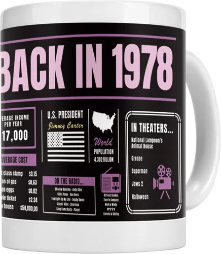 Miniatura 95 de Decoraciones de cumpleaños número 51, taza de café Back In 1972, regalos de cumpleaños de 51 años para hombres, mujeres, amigos, compañeros de De
