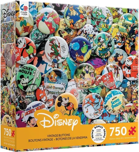 Miniatura 5 de Ceaco - Disney - Botones Vintage - Rompecabezas de 750 piezas