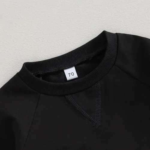 Miniatura 4 de Conjunto de ropa deportiva de manga larga con cuello redondo y pantalones para bebé niño