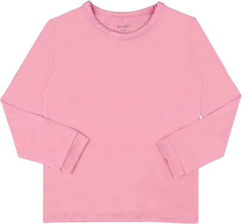 Miniatura 2 de GUISBY Conjunto de pijama de rayón hecho de bambú, para niños y niñas, ropa de dormir de ajuste cómodo para uso diario, conjunto de 2 piezas