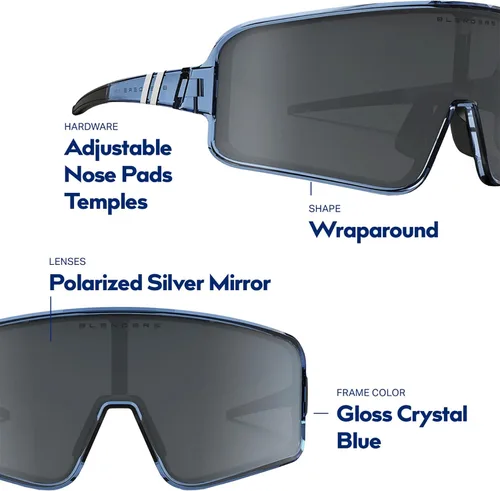 Miniatura 40 de Blenders Eyewear Eclipse X2 - Gafas de sol polarizadas - Lente envolvente - 100% protección UV - Para hombres y mujeres