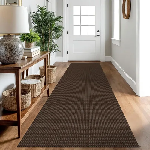 Miniatura 32 de IOHOUZE Alfombra de Área Lavable 4x6 Antideslizante con Respaldo de Goma Alfombras Tejidas para Entrada Interior Alfombras de Dormitorio Alfombra